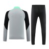Liverpool Trainings Sweatshirt Kwart-Zip 2023-24 Grijze